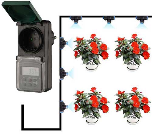 odlična vrtna vtičnica s časovnikom